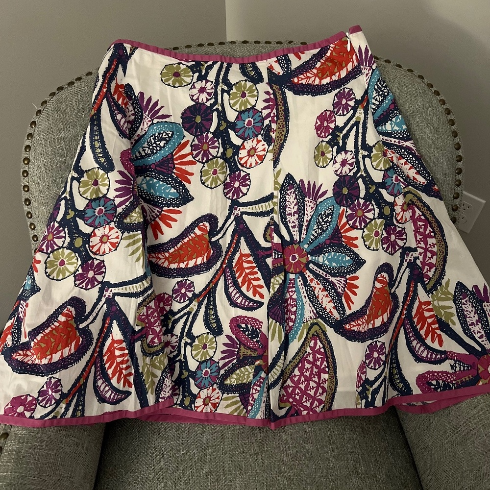Boden swing A-line skirt